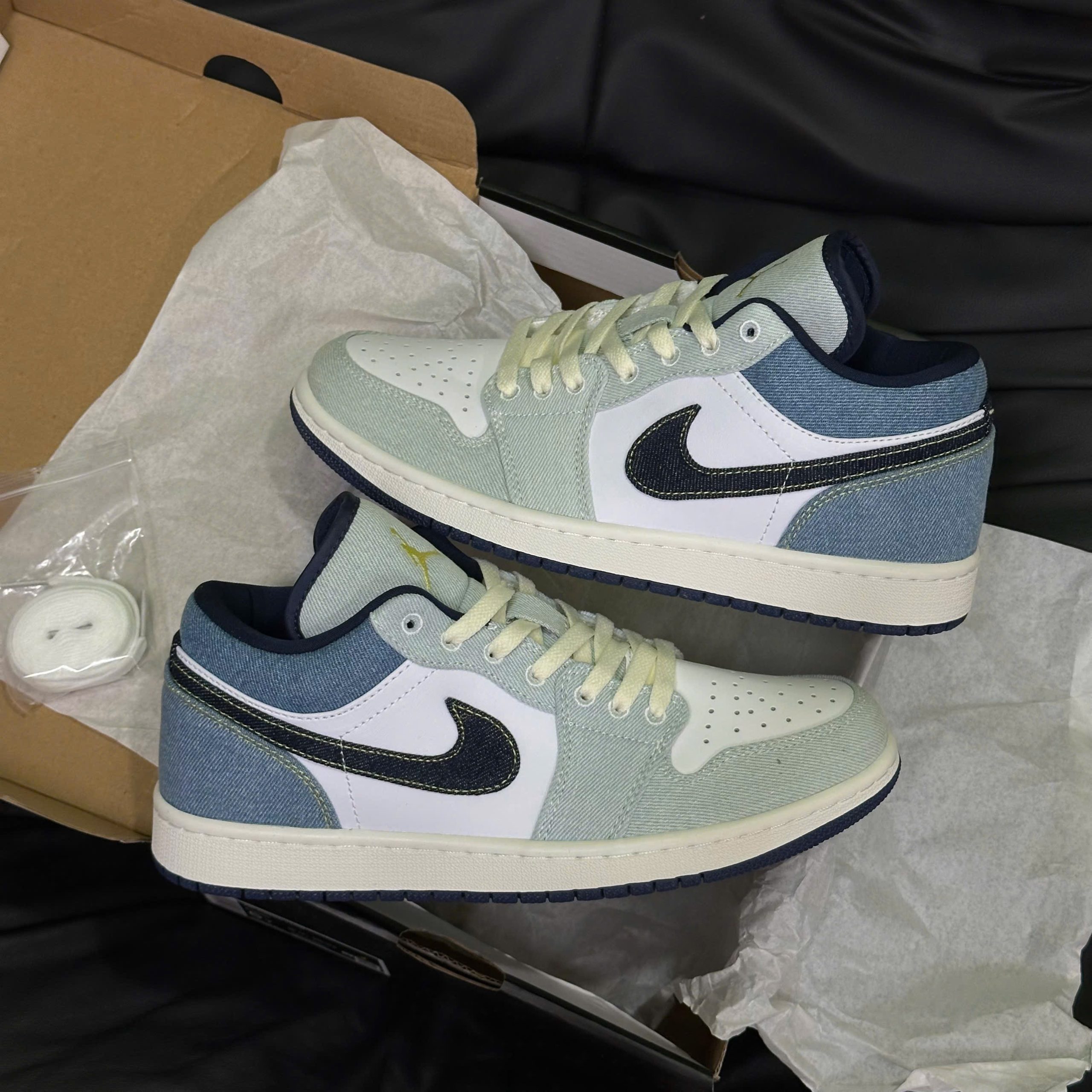 Nike Air Jordan 1 Low Denim - Ảnh 5
