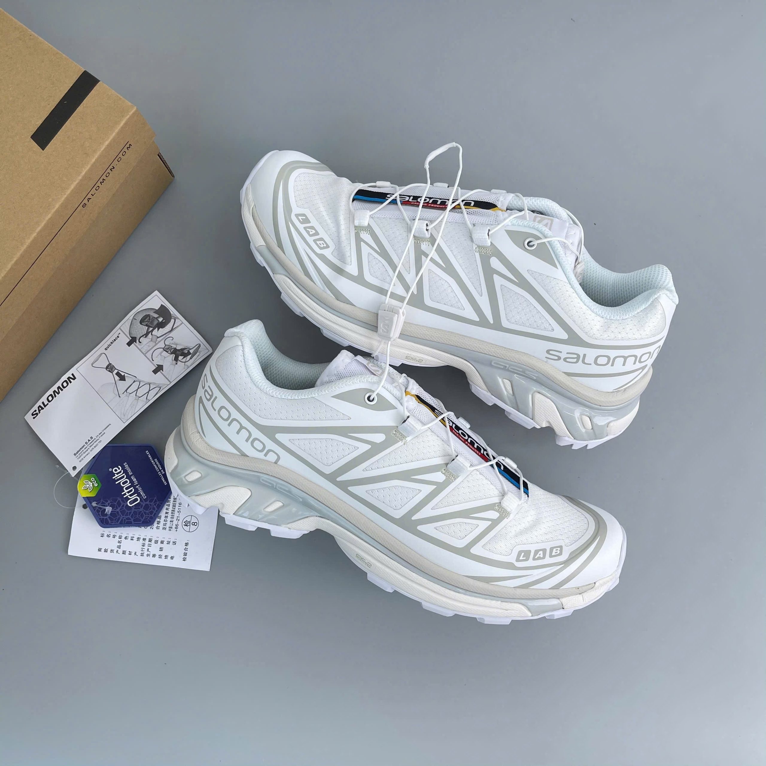 Salomon XT-6 Gore-Tex White - Ảnh 2