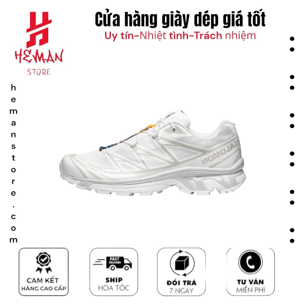 Salomon XT-6 Gore-Tex White