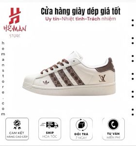 Adidas Superstar Custom Louis Vuitton (LV)